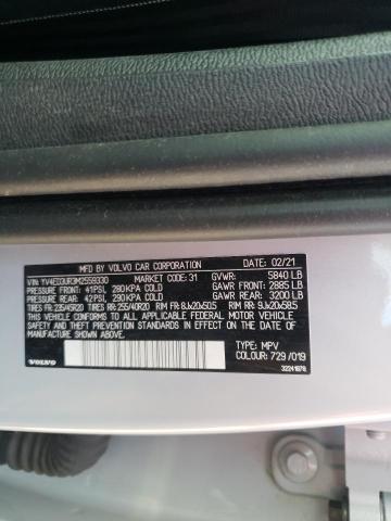 2021 VOLVO XC40 RECHA YV4ED3UR3M2559330
