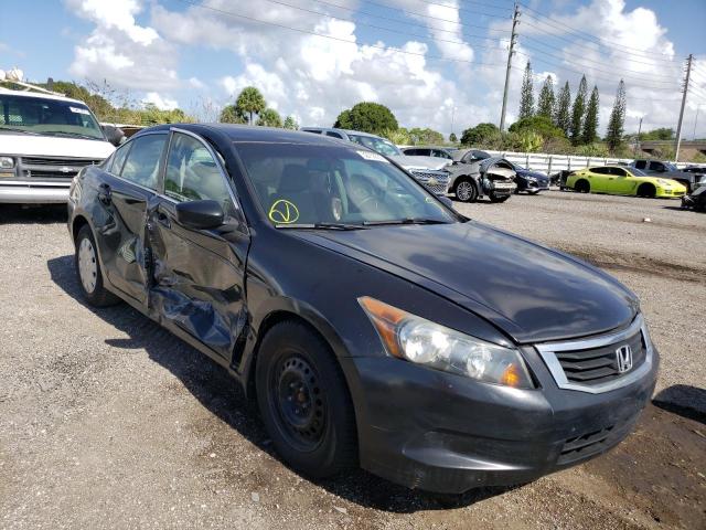 Salvage cars for sale from Copart Miami, FL: 2009 Honda Accord LX