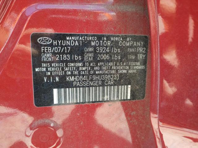 2017 HYUNDAI ACCENT GT KMHD84LF9HU398231