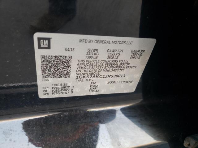 2018 GMC YUKON SLE 1GKS2AKC1JR339013