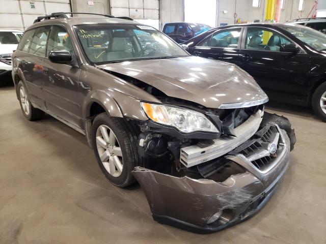 Salvage cars for sale from Copart Blaine, MN: 2009 Subaru Outback 2