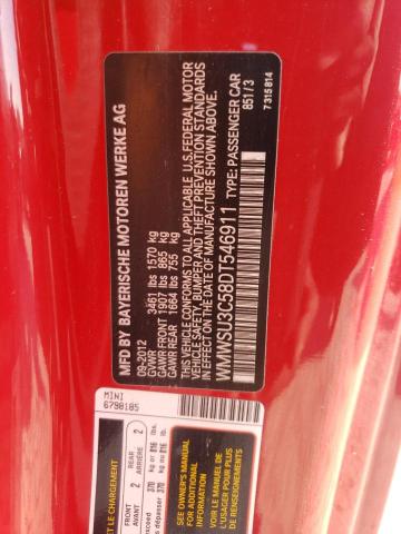 WMWSU3C58DT546911 Mini Cooper