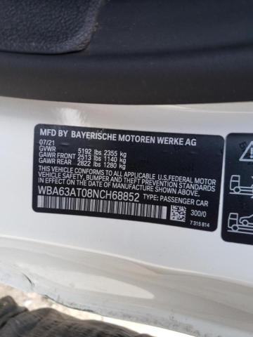 2022 BMW M440XI WBA63AT08NCH68852