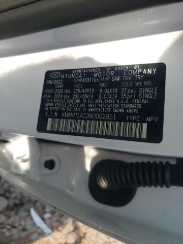 2022 HYUNDAI KONA N BAS KM8KH3AC3NU002851