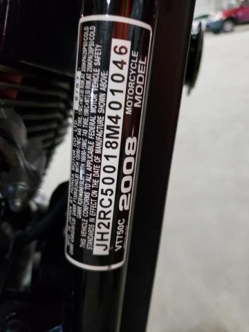 2008 HONDA VT750 C JH2RC50018M401046