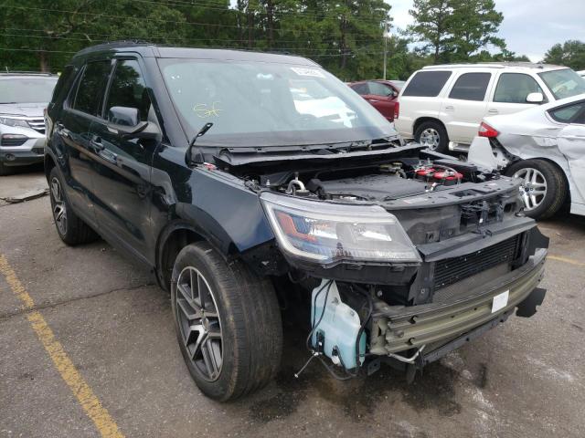 Ford Explorer salvage cars for sale: 2017 Ford Explorer S