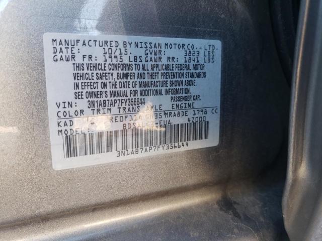 3N1AB7AP7FY356644 Nissan SENTRA S