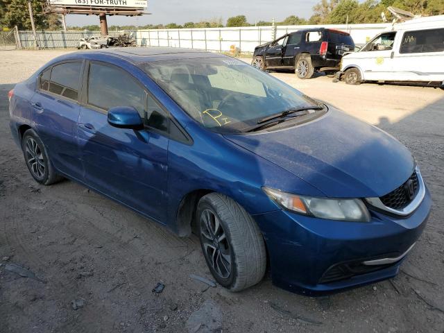 Salvage cars for sale from Copart Wichita, KS: 2013 Honda Civic EX