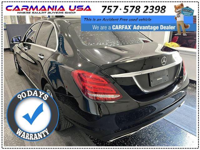 Седани MERCEDES-BENZ C-CLASS 2015 Чорний