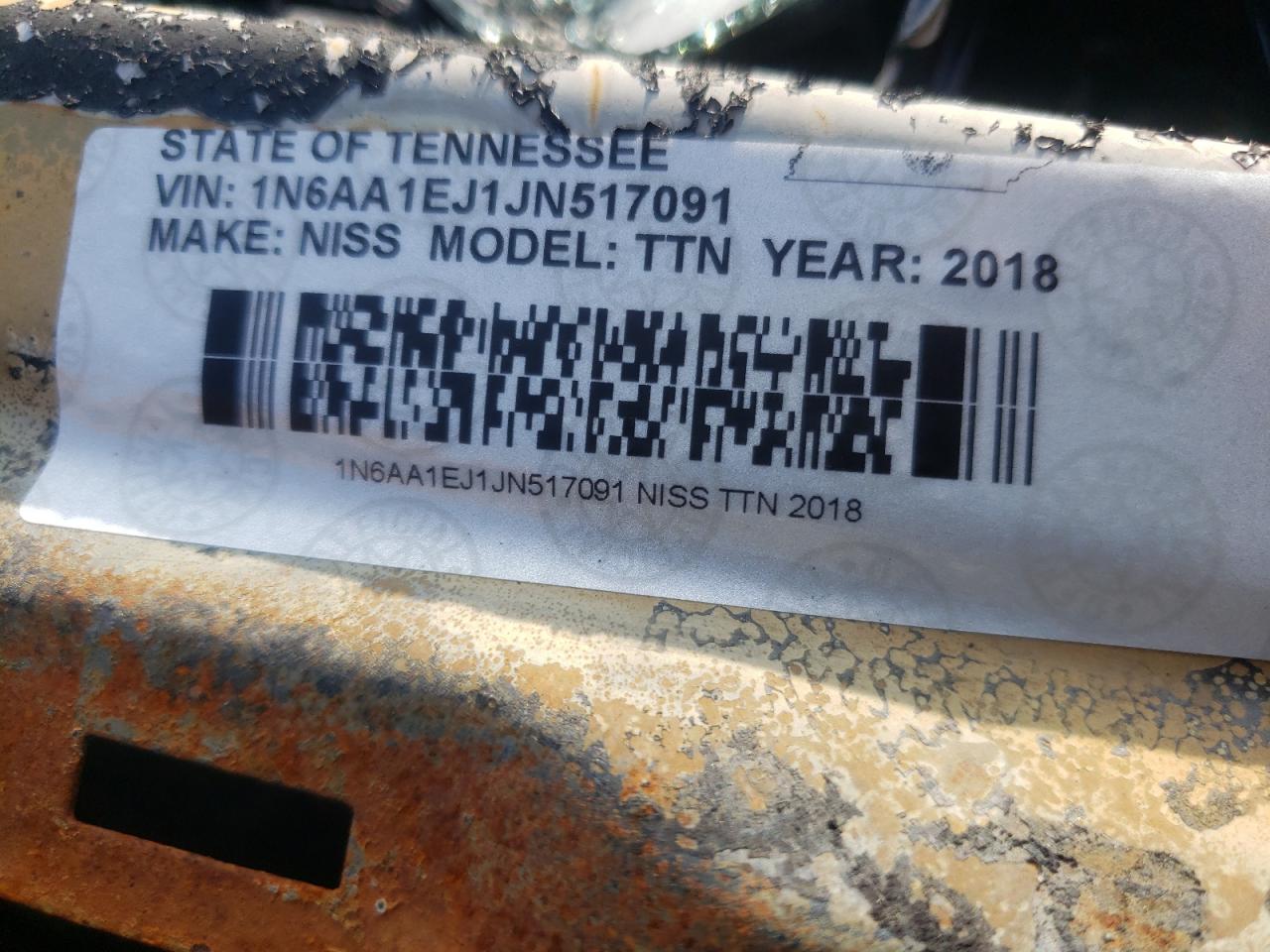 1N6AA1EJ1JN517091 NISSAN TITAN 2018