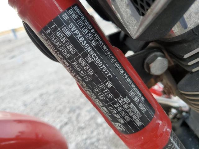 2012 VICTORY MOTORCYCLES JACKPOT 5VPXB36N9C3007577