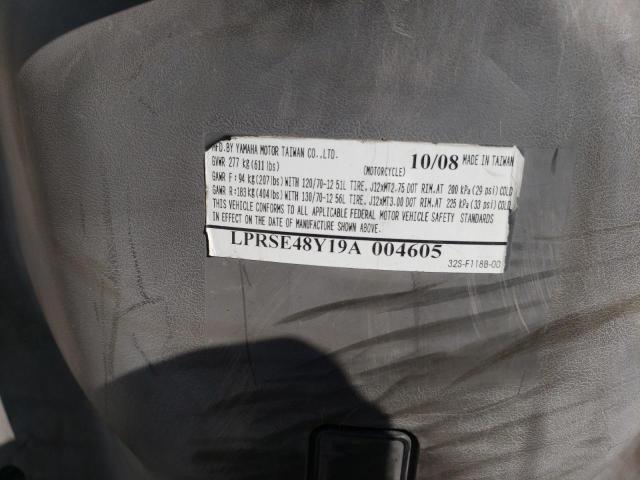 2009 YAMAHA YW125 LPRSE48Y19A004605