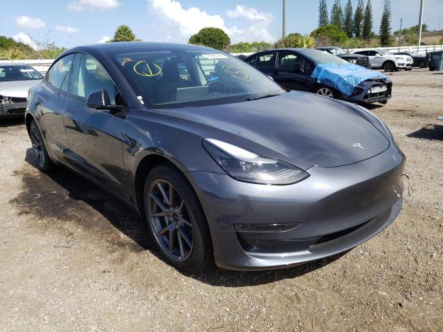 Vehiculos salvage en venta de Copart Miami, FL: 2022 Tesla Model 3