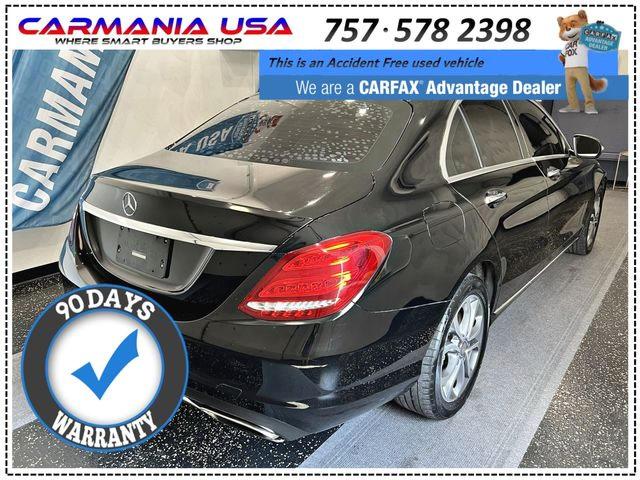 Седани MERCEDES-BENZ C-CLASS 2015 Чорний