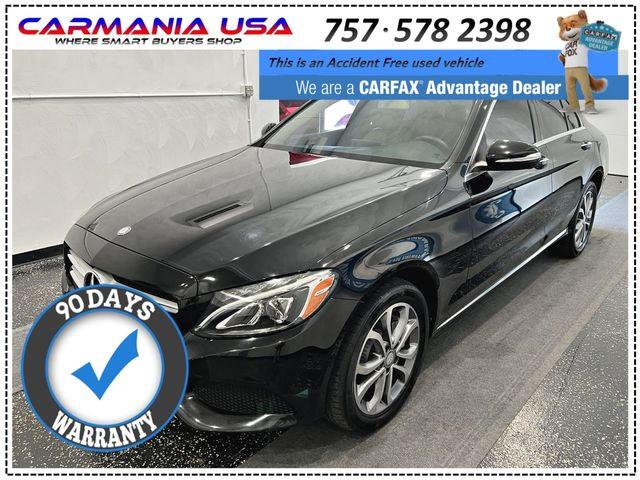 Седани MERCEDES-BENZ C-CLASS 2015 Чорний