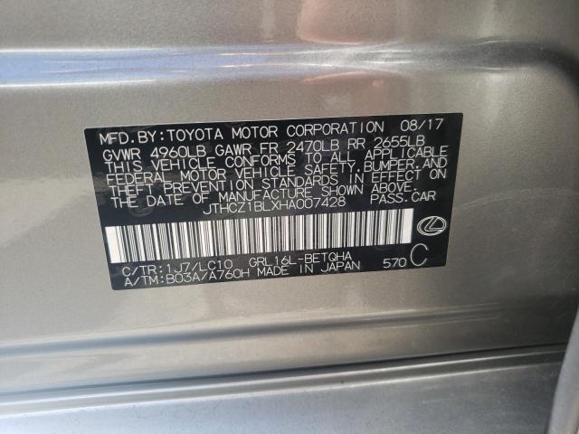 2017 LEXUS GS 350 BAS - JTHCZ1BLXHA007428