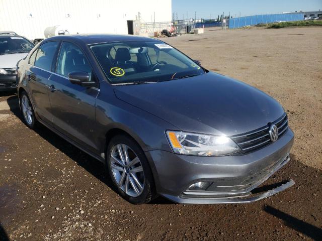 Salvage cars for sale from Copart Rocky View County, AB: 2015 Volkswagen Jetta SEL