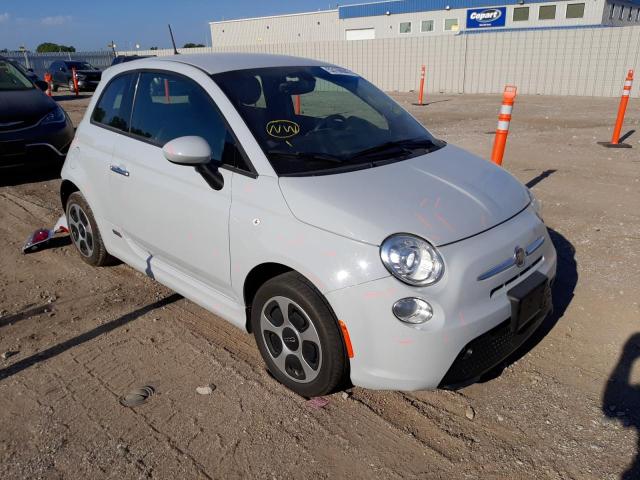 Fiat 500 salvage cars for sale: 2017 Fiat 500 Electr
