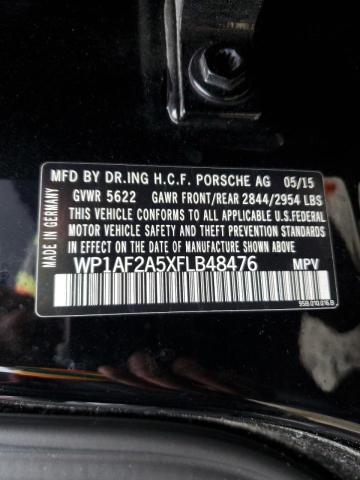 2015 PORSCHE MACAN TURB WP1AF2A5XFLB48476