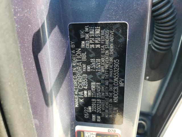 2022 KIA NIRO TOURI KNDCC3LC0N5532905