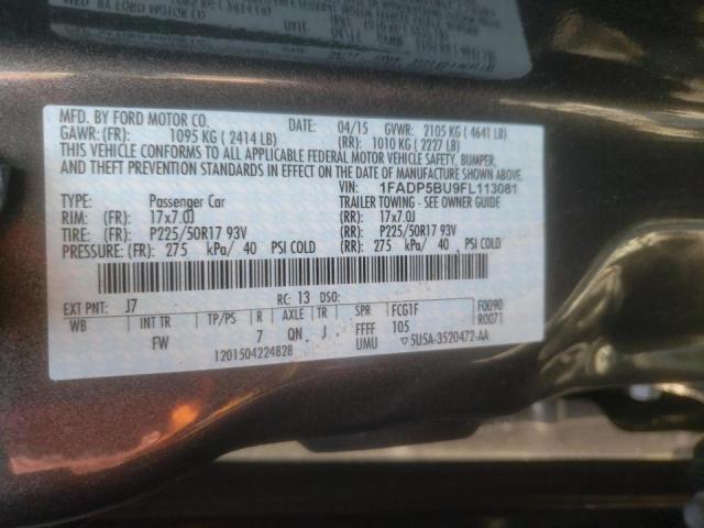 2015 FORD C-MAX 1FADP5BU9FL113081