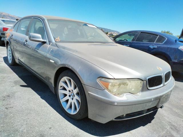 Salvage cars for sale from Copart San Martin, CA: 2003 BMW 7 Series