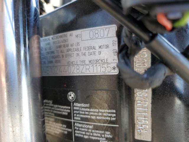 2008 BMW F800 ST WB10244028ZR11155