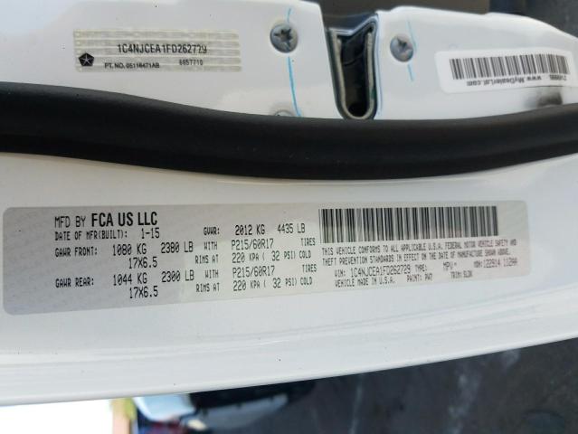 2015 JEEP COMPASS AL 1C4NJCEA1FD262729