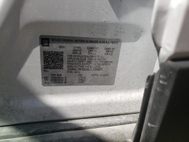 2020 CHEVROLET TRAX LS 3GNCJKSB6LL330681