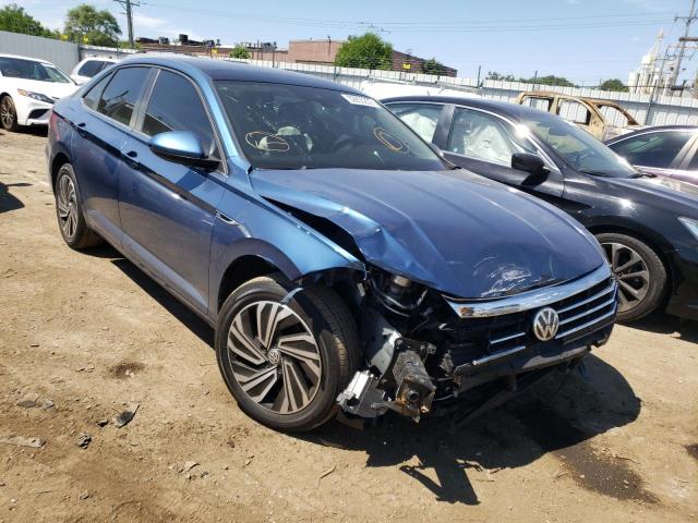 Salvage cars for sale from Copart Chicago Heights, IL: 2020 Volkswagen Jetta SEL