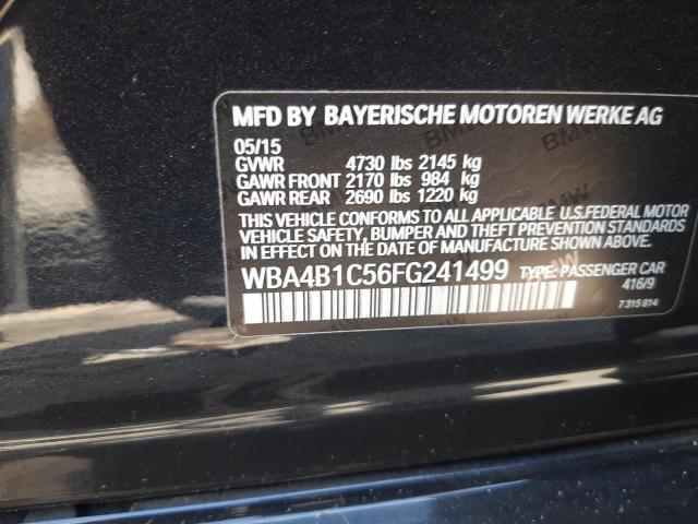 2015 BMW 435 I GRAN WBA4B1C56FG241499