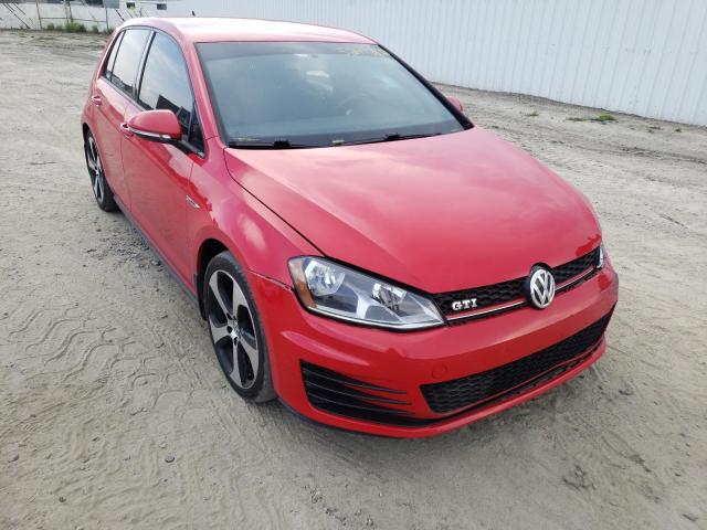 Salvage cars for sale from Copart Seaford, DE: 2017 Volkswagen GTI S