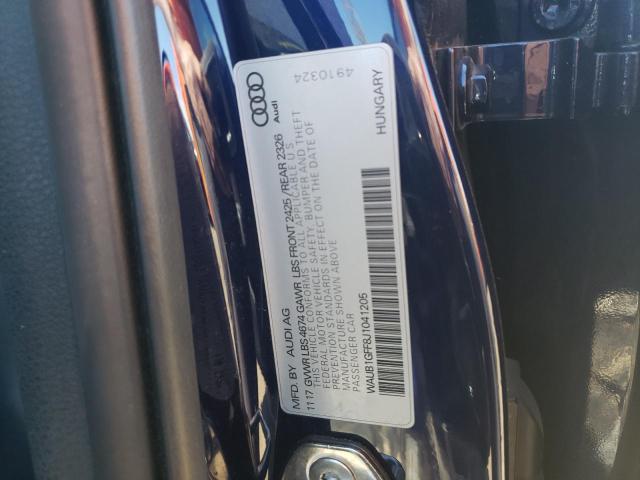 2018 AUDI S3 PREMIUM WAUB1GFF8J1041205
