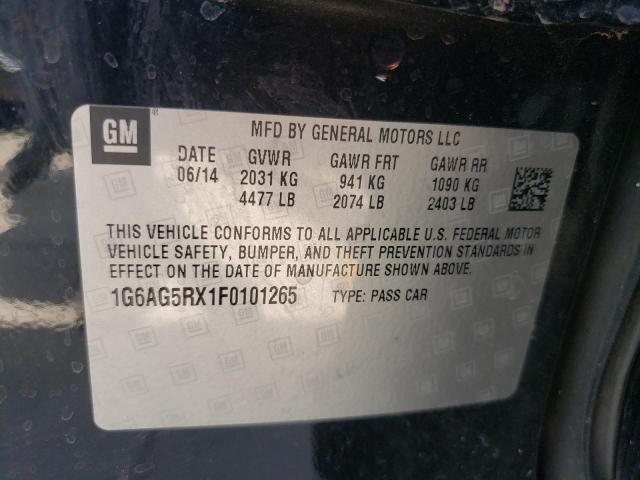 2015 CADILLAC ATS - 1G6AG5RX1F0101265