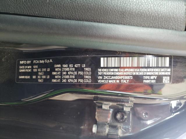 ZACCJAAB0HPE66873 Jeep Renegade Sport