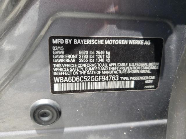 2016 BMW ALPINA B6 WBA6D6C52GGF94763