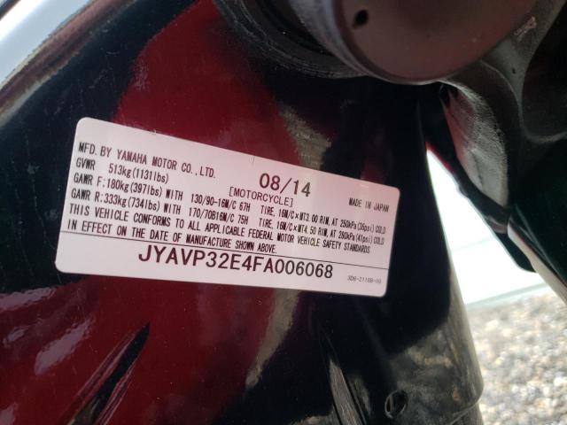 2015 YAMAHA XVS1300 CT JYAVP32E4FA006068