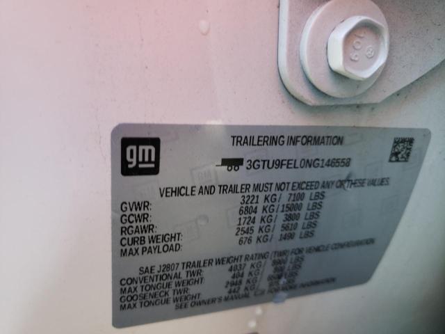 2022 GMC SIERRA LIM 3GTU9FEL0NG146558
