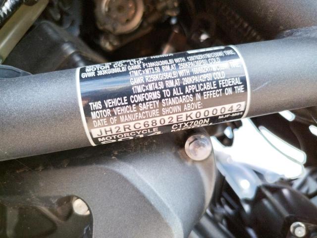 2014 HONDA CTX700 N JH2RC6802EK000042