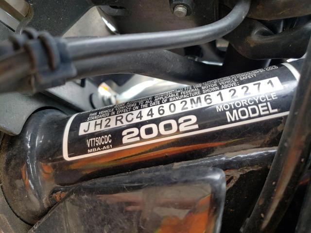 2002 HONDA VT750 CDC JH2RC44602M612271