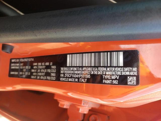 2017 FIAT 500X POP ZFBCFYAB4HP551595