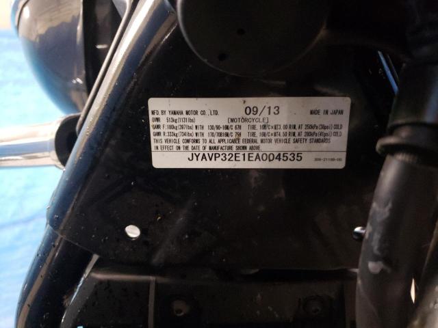 2014 YAMAHA XVS1300 CT JYAVP32E1EA004535