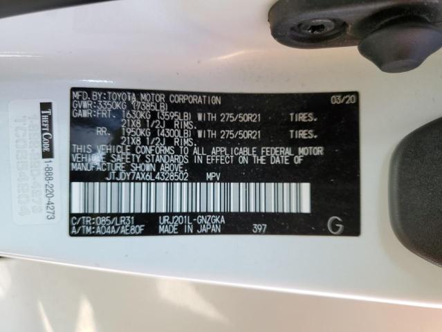 2020 LEXUS LX 570 JTJDY7AX6L4328502
