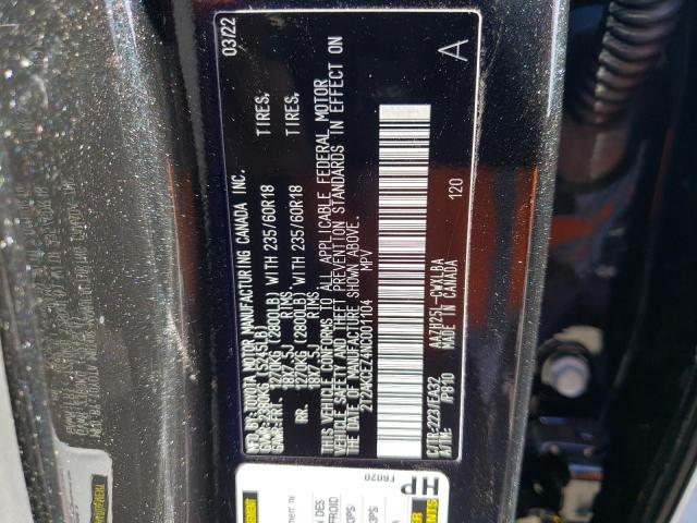 2022 LEXUS NX 350H 2T2AKCEZ4NC001104