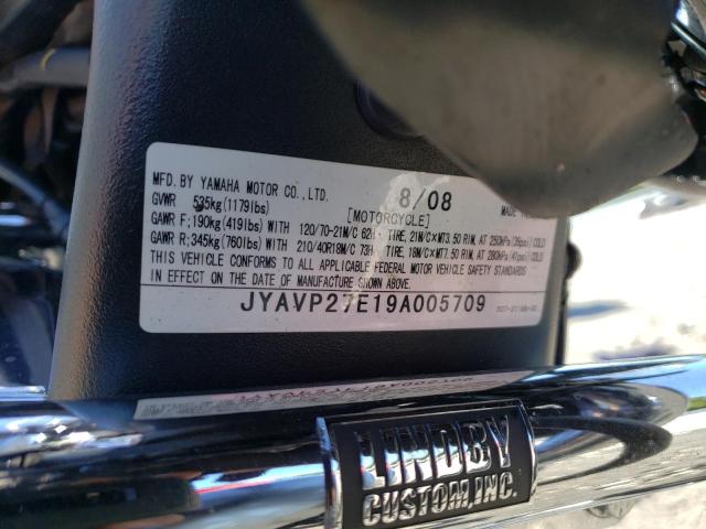 2009 YAMAHA XV1900 CU JYAVP27E19A005709
