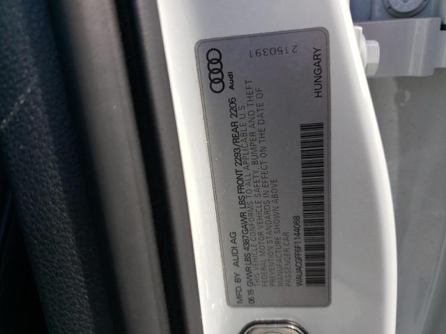 VIN WAUACGFF6F1144068 2015 AUDI A3 no.10