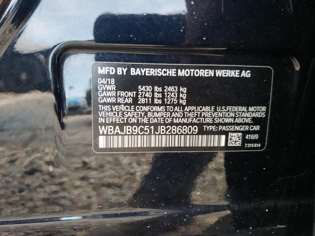 2018 BMW M550XI WBAJB9C51JB286809