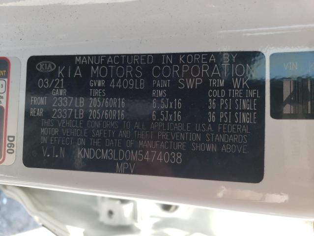 2021 KIA NIRO LXS KNDCM3LD0M5474038