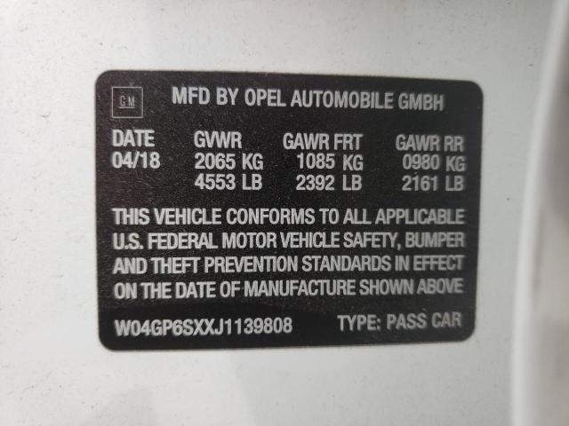 2018 BUICK REGAL ESSE W04GP6SXXJ1139808