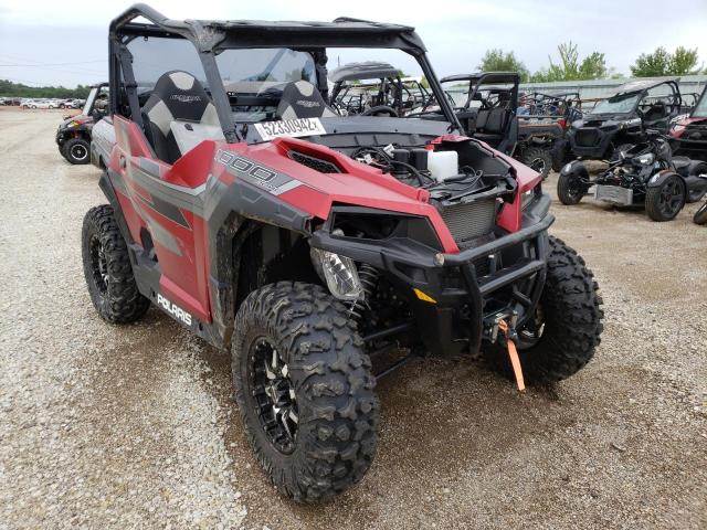 Salvage cars for sale from Copart Pekin, IL: 2018 Polaris General 1000 EPS Ride Command Edition